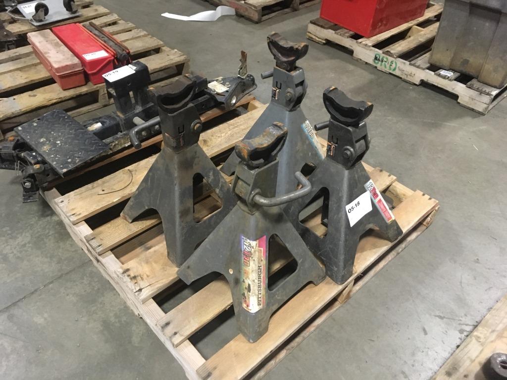 Pittsburgh 12 Ton Floor Stands Qty 4