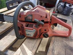 Husqvarna 141 Air Insection Chain Saw