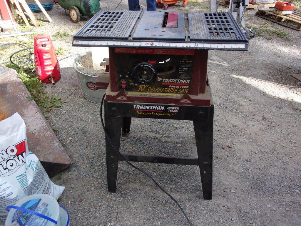 Tradesman 10in Bench Table Saw