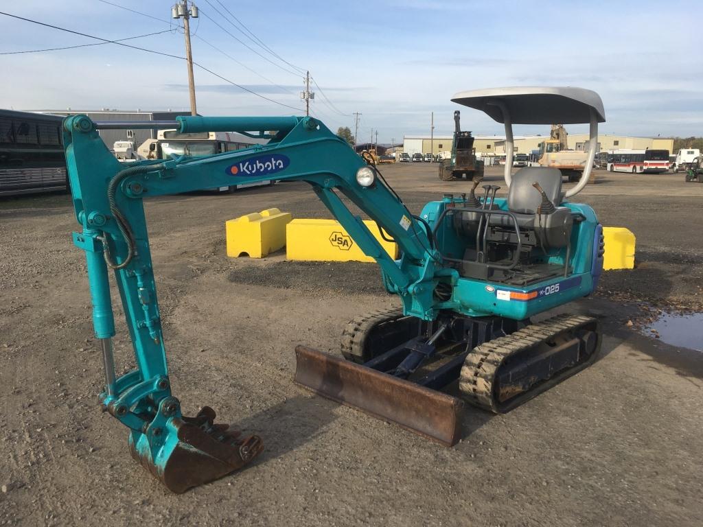 1993 Kubota K-025 Mini Hydraulic Excavator