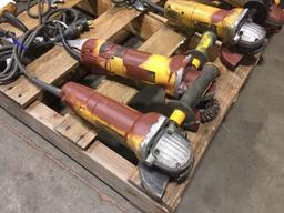 Dewalt 4-1/2in Angle Grinders Qty 2