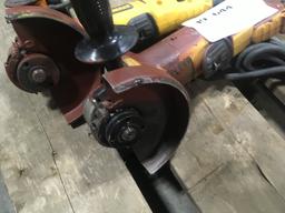 Dewalt 4-1/2in Angle Grinders Qty 2