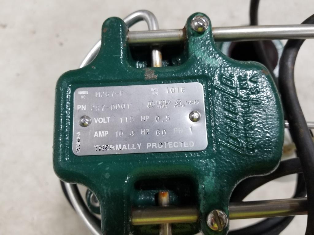 2016 Zoeller M267-F Sewage Pump