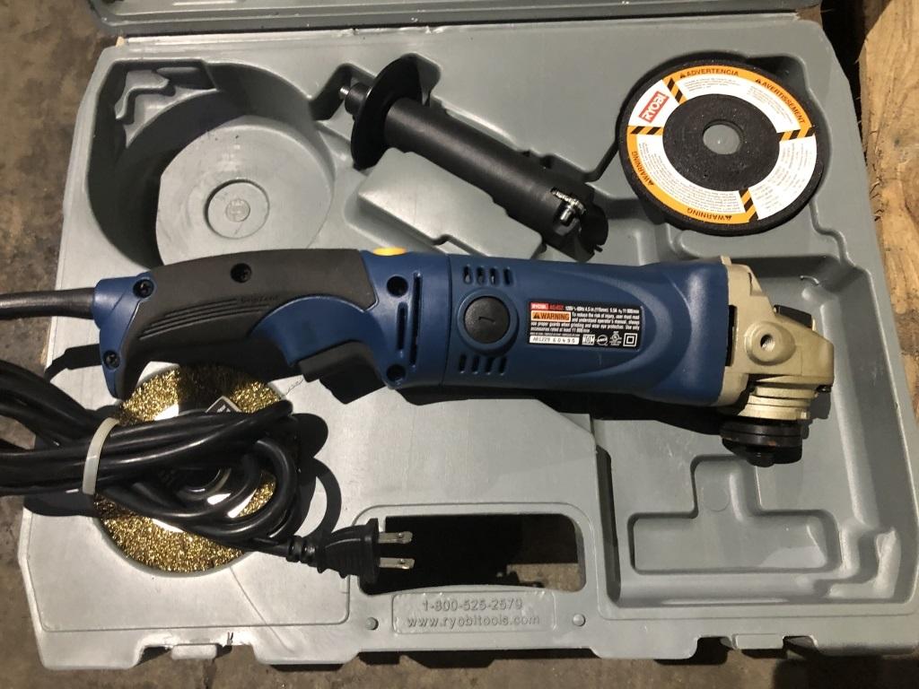 Ryobi AG452 Angle Grinder Kit