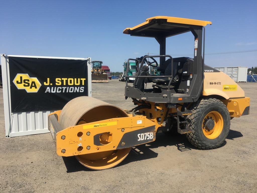 2016 Volvo SD75B Vibratory Roller