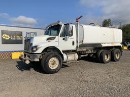 2009 International 7500 T/A Water Truck