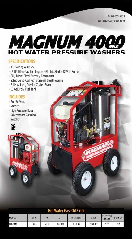 2020 Easy-Kleen Magnum 4000 Gold Pressure Washer