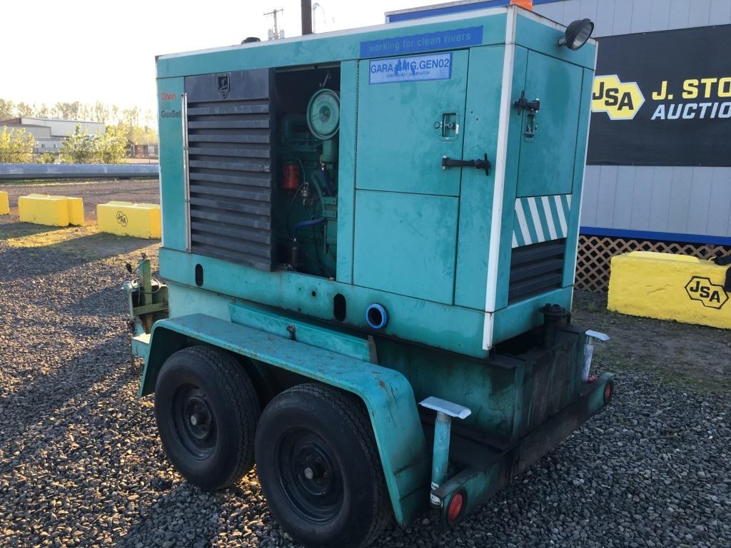 1989 Onan 100DGD Towable Generator