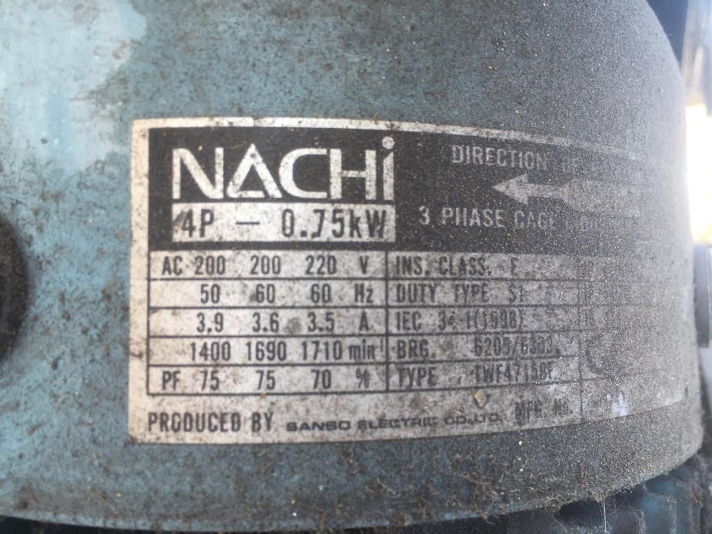 Nachi Pumps, Qty. 3