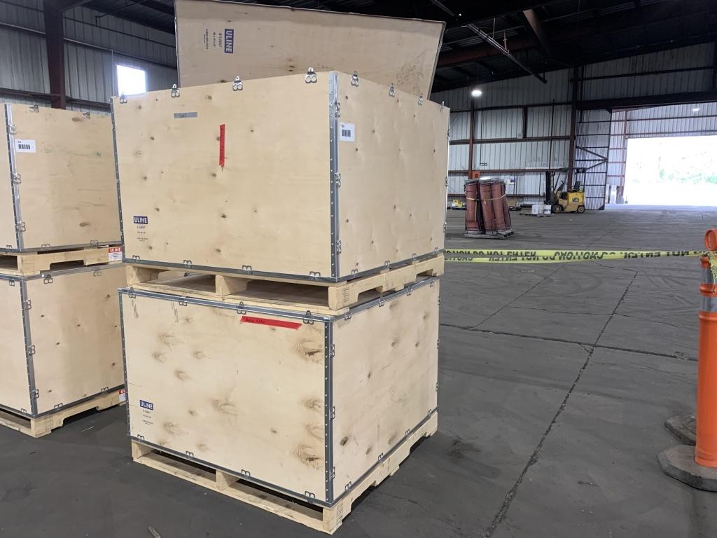 Uline Pallet Crates, Qty. 2