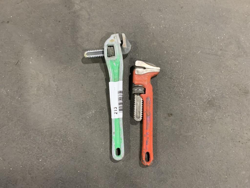 Ridgid Specialty Pipe Wrenches, Qty. 2