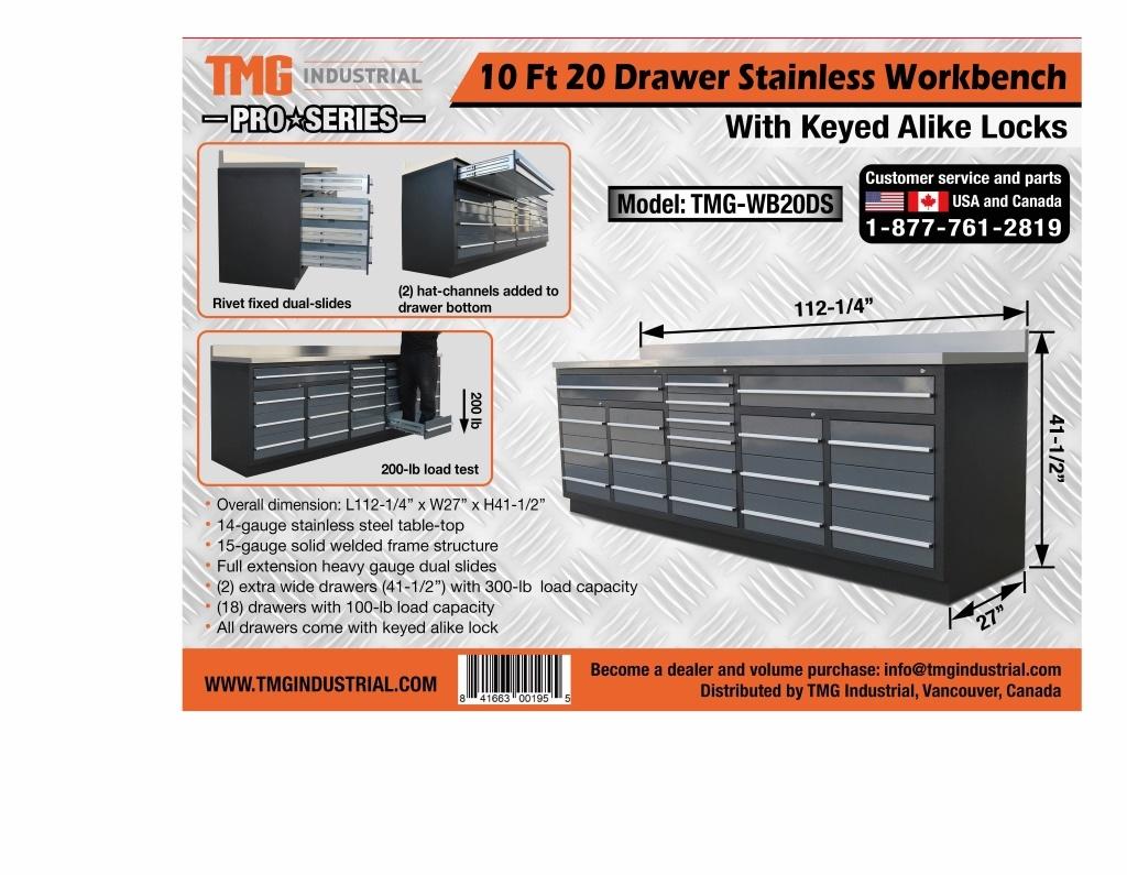 2021 TMG WB20DS Workbench