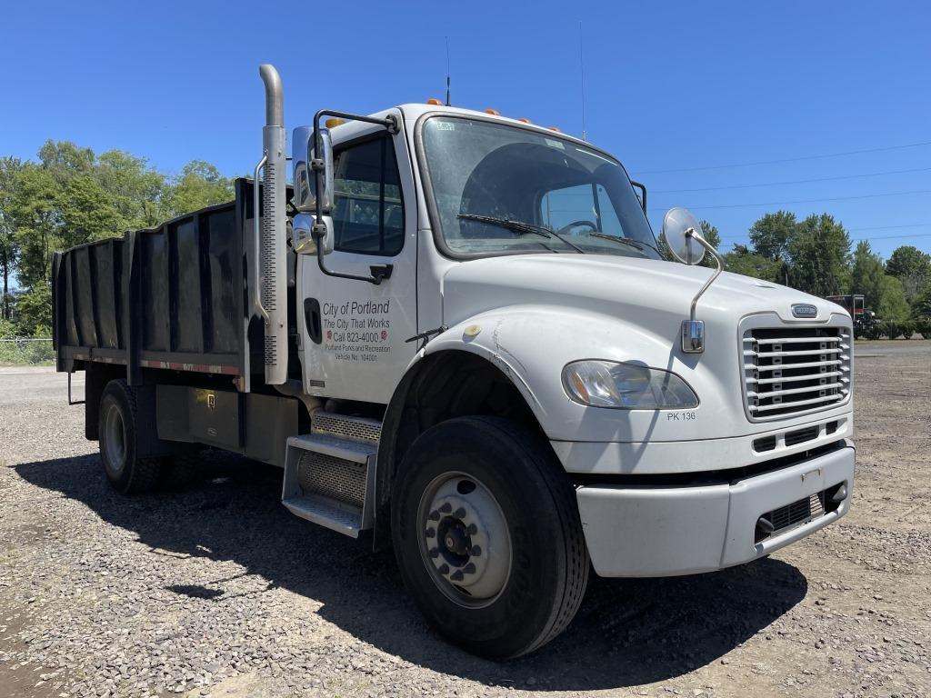 2010 Freightliner Business M2 Flatbed Dump Truck