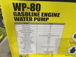 2021 AGT WP-80 Water Pump