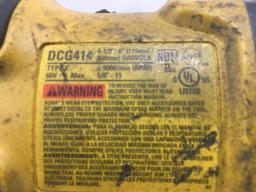 DeWalt DCG414 60V Grinder