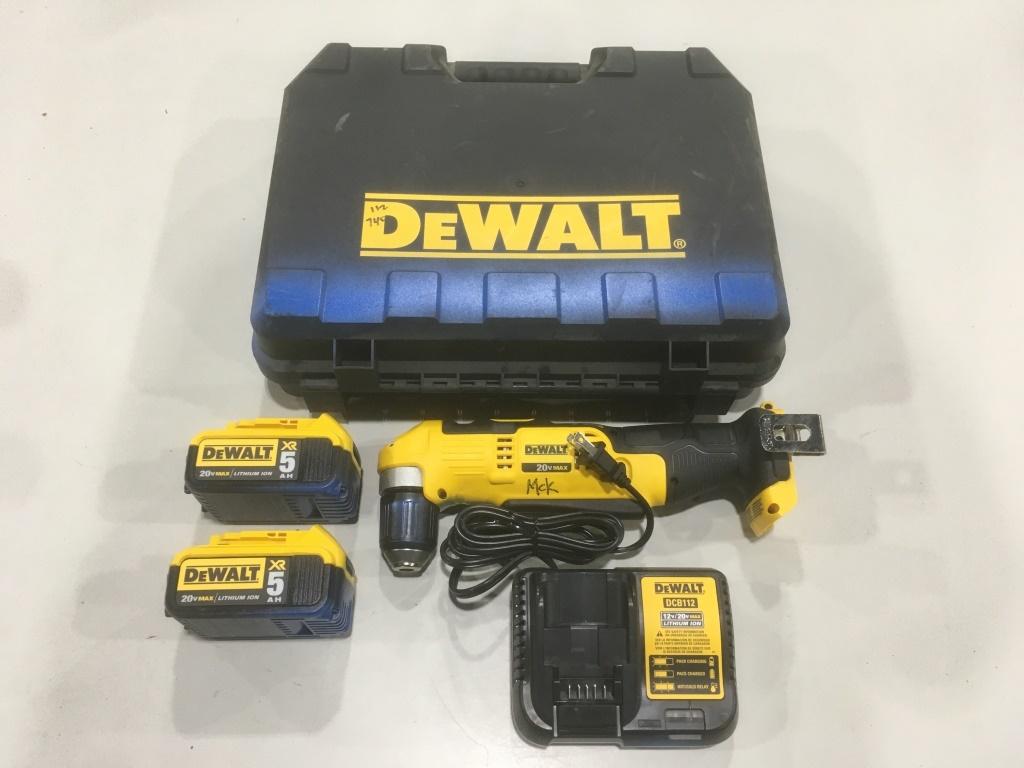 DeWalt DCD740 20V Right Angle Drill