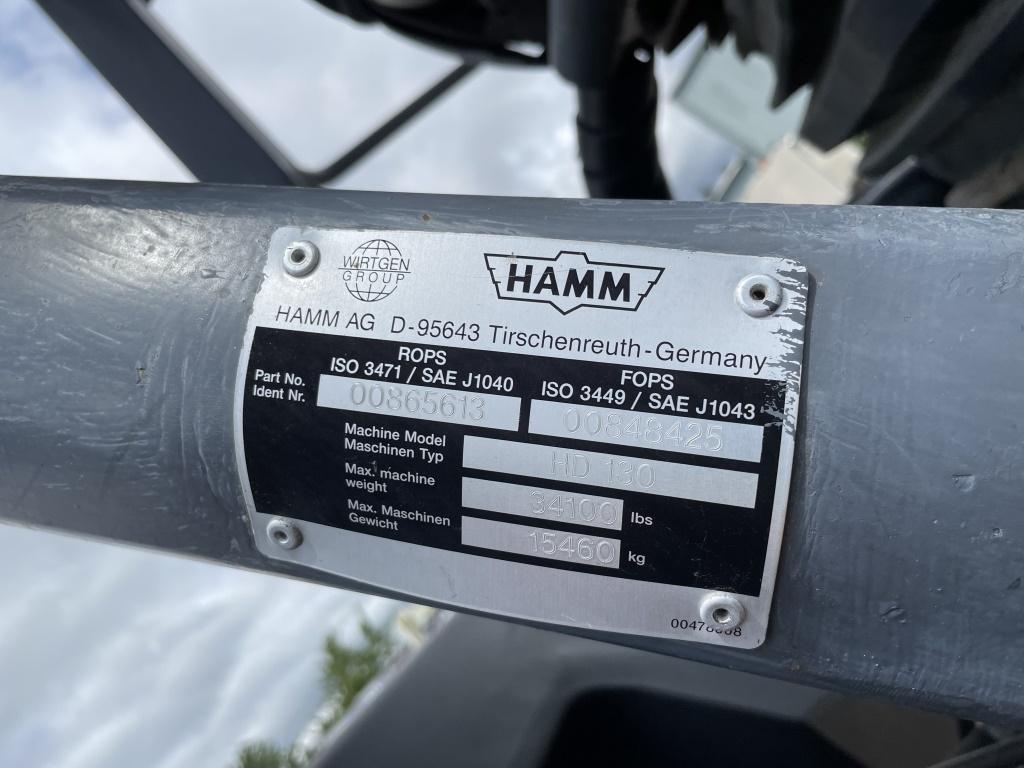 2003 Hamm HD130 Tandem Vibratory Roller