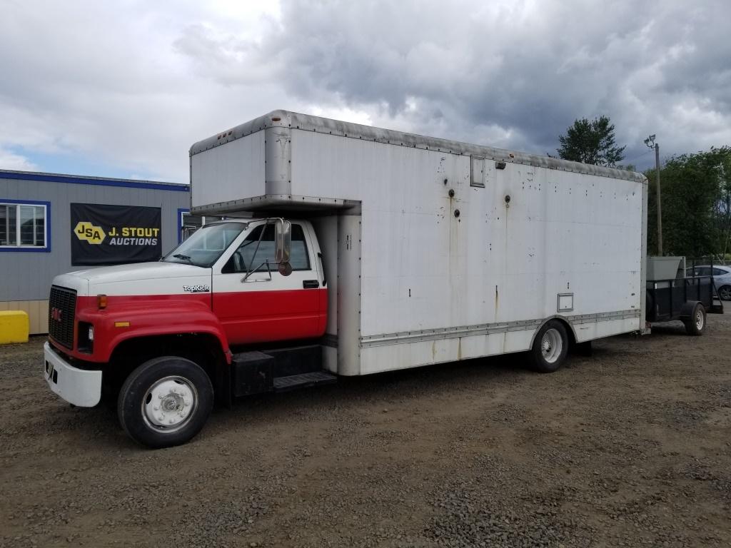 1993 GMC Top-Kick Sandblasting Truck & Trailer