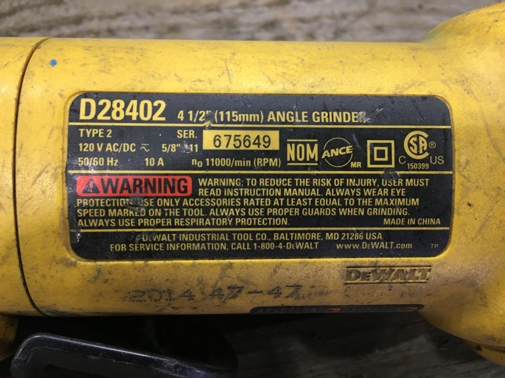 Dewalt D28402 Angle Grinder