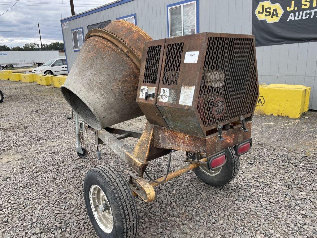 Stone 95CM Towable Cement Mixer