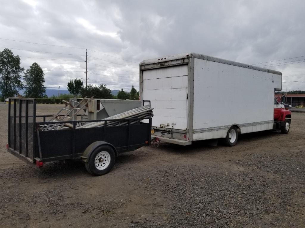 1993 GMC Top-Kick Sandblasting Truck & Trailer