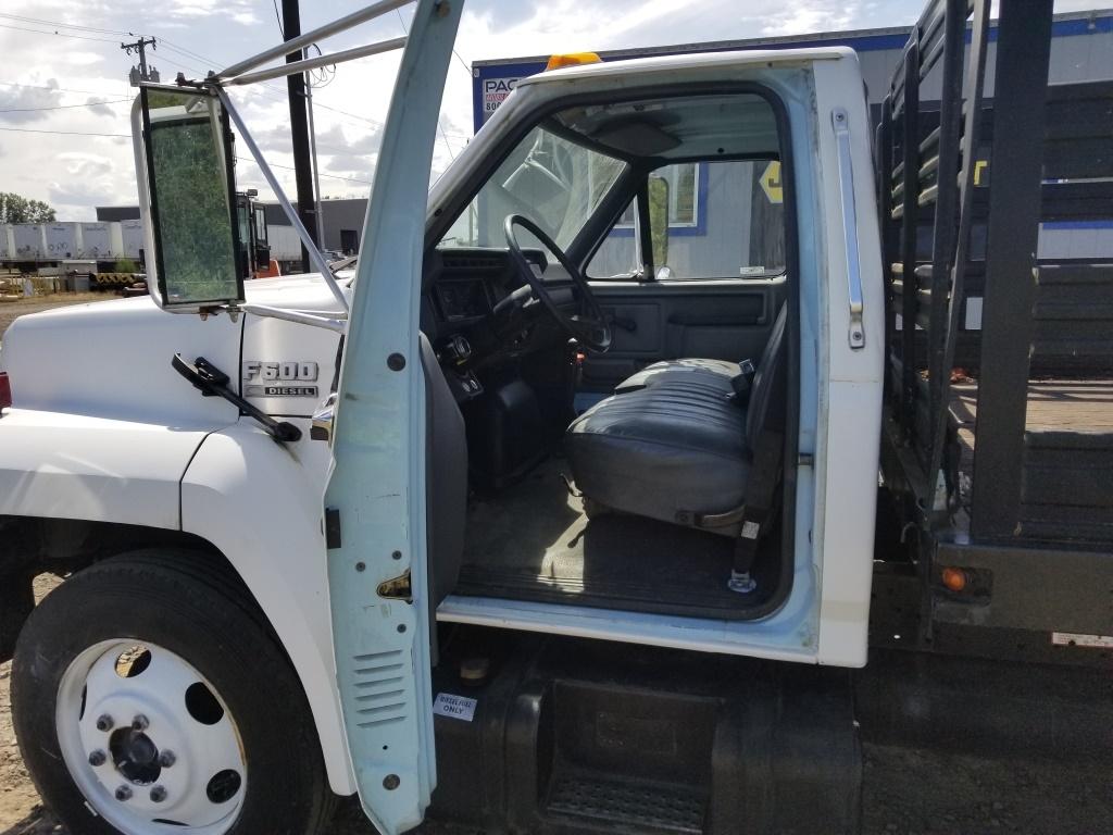 1992 Ford F600 Flatbed Dump Truck