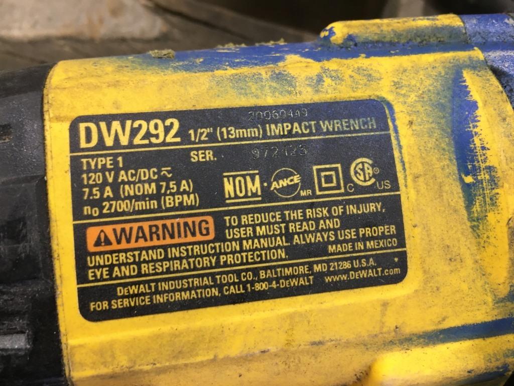 Dewalt DW292 Impact Wrench