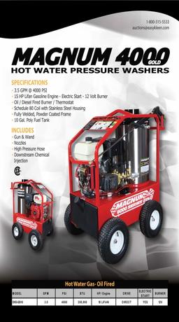 2021 Easy Kleen Magnum 4000 Gold Pressure Washer