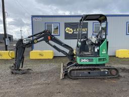 2015 John Deere 26G Mini Hydraulic Excavator