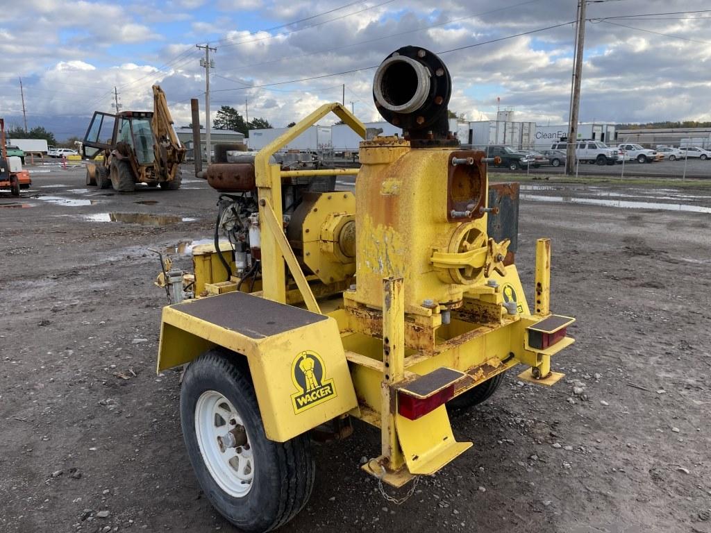 1995 Wacker Towable 6" Trash Pump