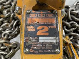 2-Ton Lever Chain Hoist, Qty. 2