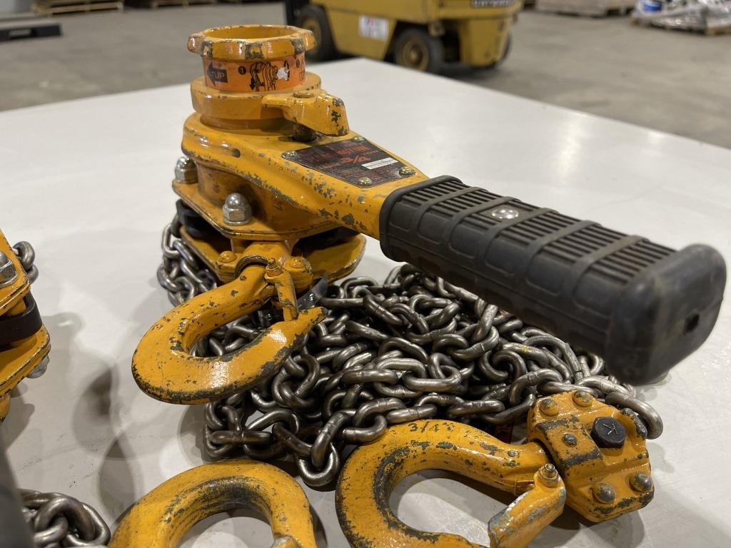 3/4-Ton Lever Chain Hoist, Qty. 4