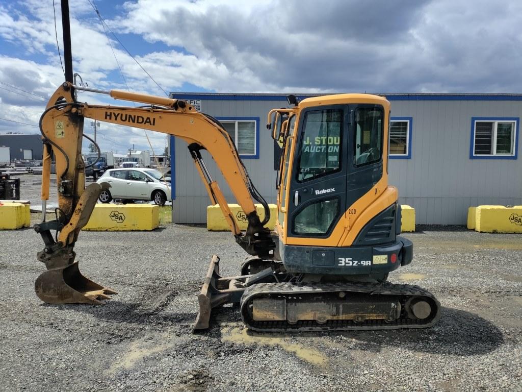 2017 Hyundai 35Z-9A Mini Hydraulic Excavator