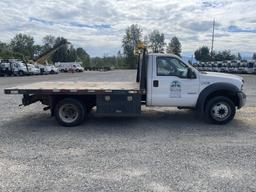 2006 Ford F550 Flatbed Truck