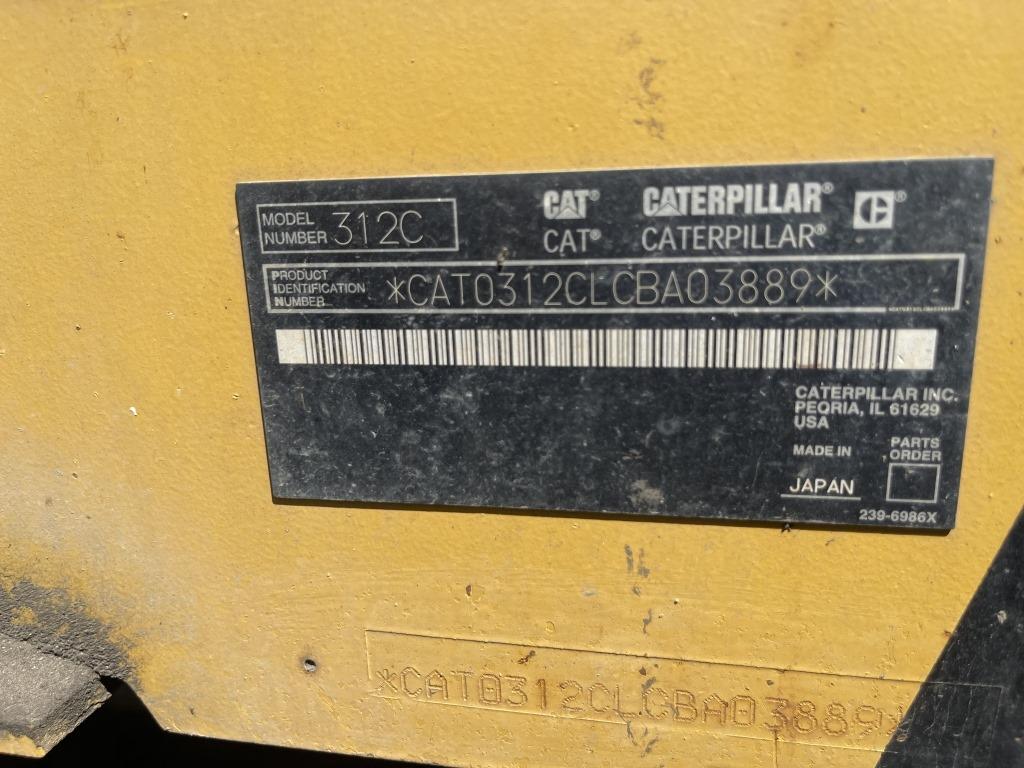 2007 Caterpillar 312C L Midi Hydraulic Excavator