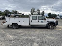 2008 Ford F550 4x4 Extra Cab Utility Truck