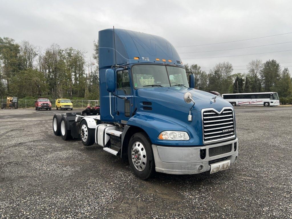 2013 Mack CXU613 Tri-Axle Truck Tractor