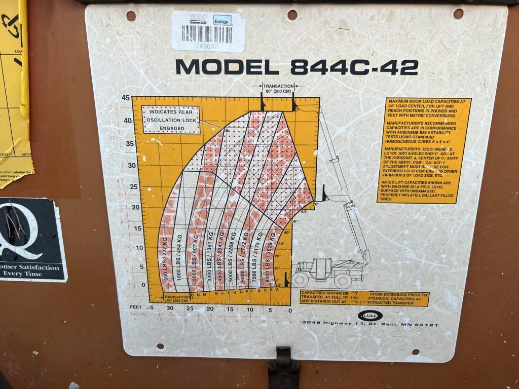 2000 Lull 844C-42 Highlander Telescopic Forklift