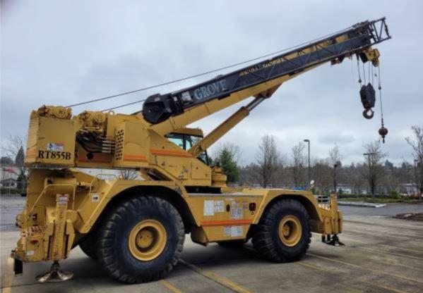 1997 Grove RT855B 4x4 Rough Terrain Crane