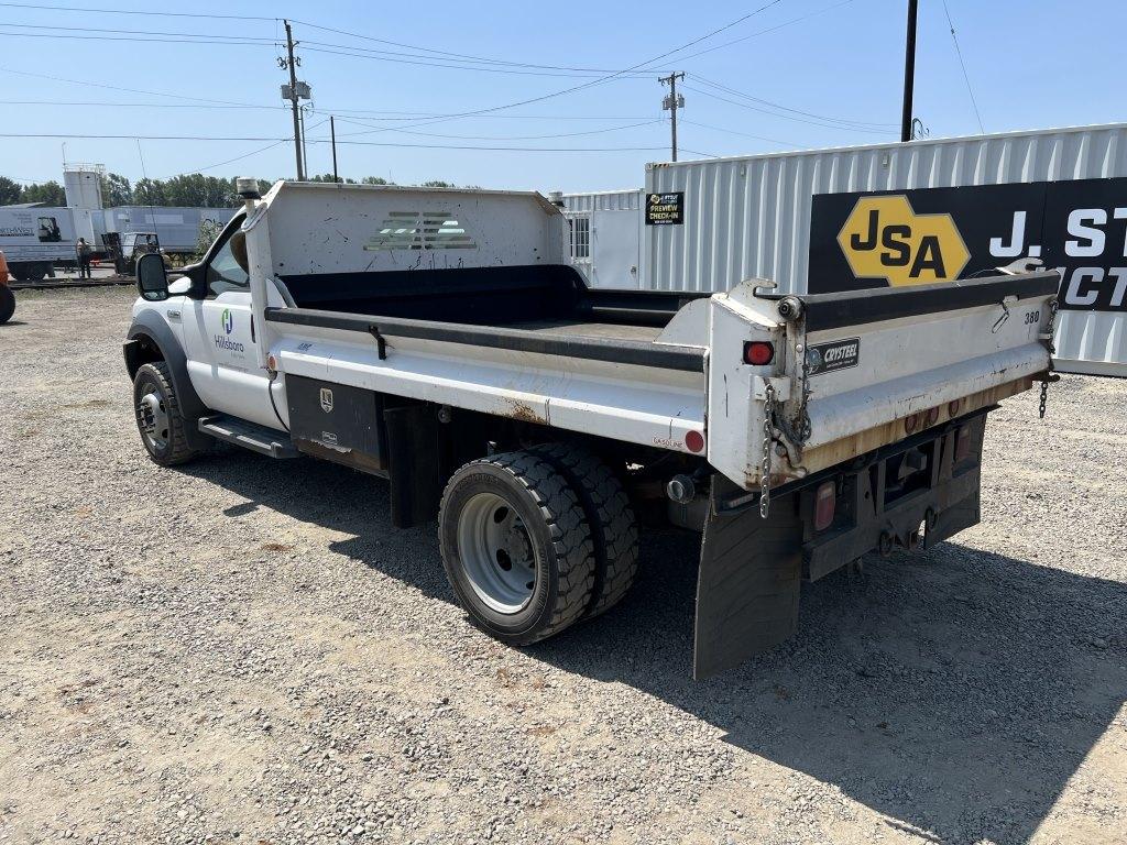 2007 Ford F450 XL SD 4x4 Dump Truck