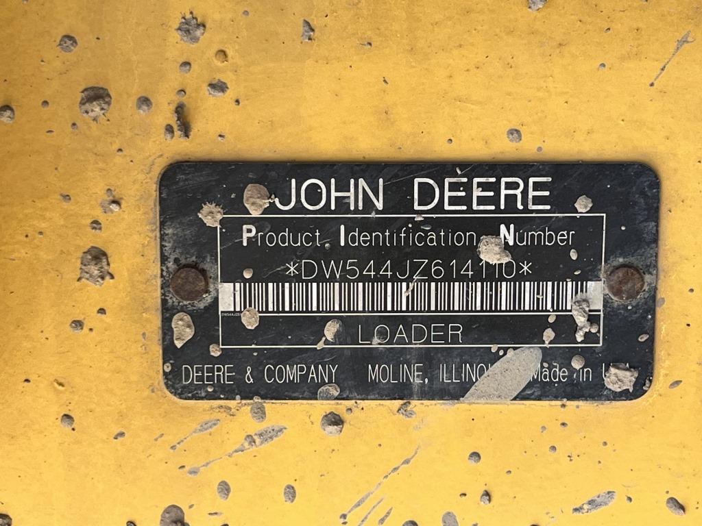 2007 John Deere 544J Wheel loader