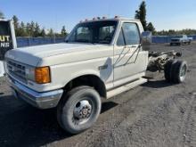 1989 Ford F350 Custom 4X4 Dually Cab and Chassis