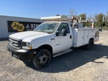 2002 Ford F550 SD Utility Truck
