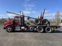 2001 Kenworth T800B Tri-Axle Log Truck