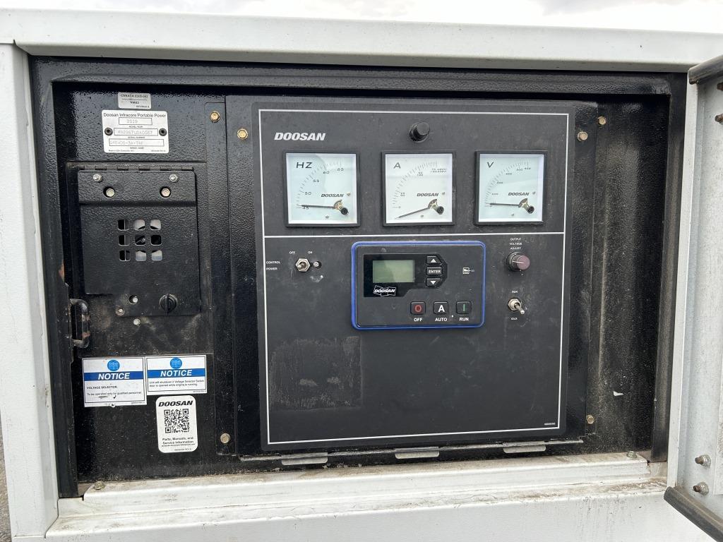 2019 Doosan G40WD0-3A-T4F Towable Generator