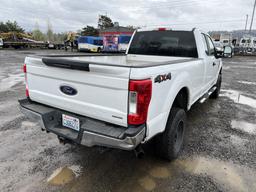 2017 Ford F250 XL SD Extended Cab 4X4 Pickup