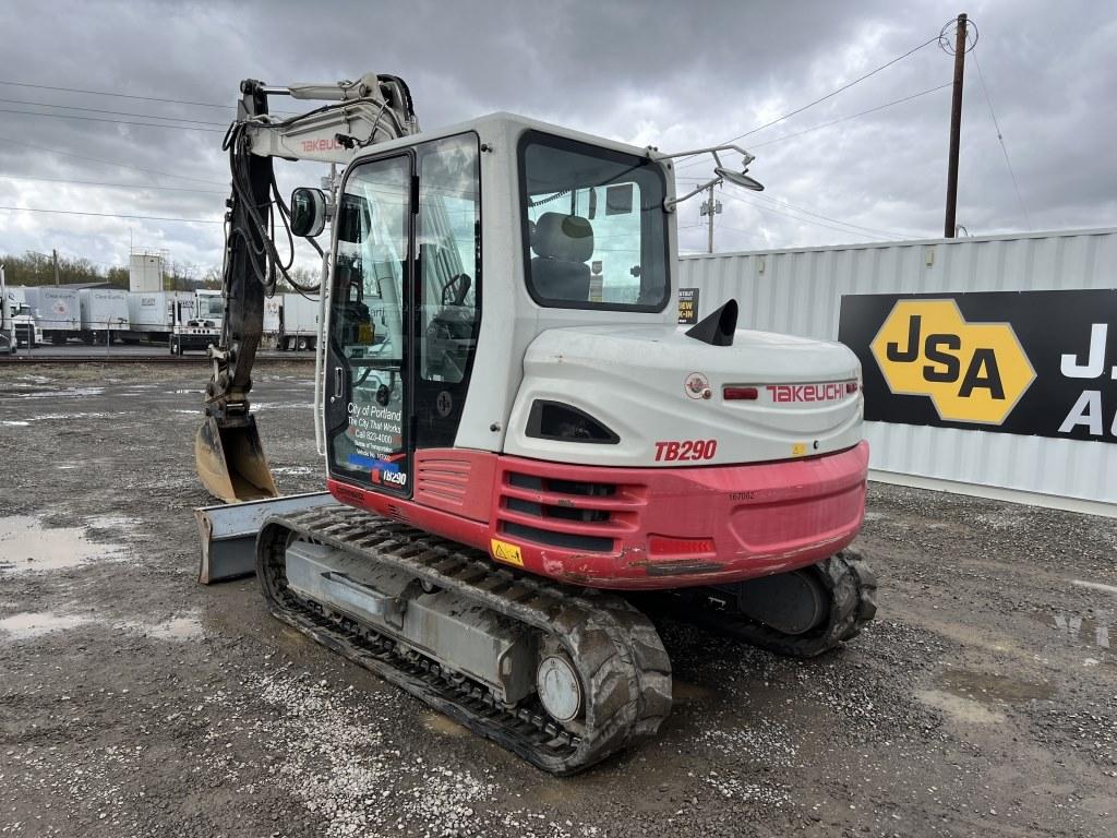 2016 Takeuchi TB290 Mini Hydraulic Excavator