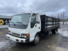 2000 Isuzu NPR Flatbed Stake Truck