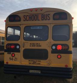 Blue bird school bus