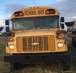 Blue bird school bus